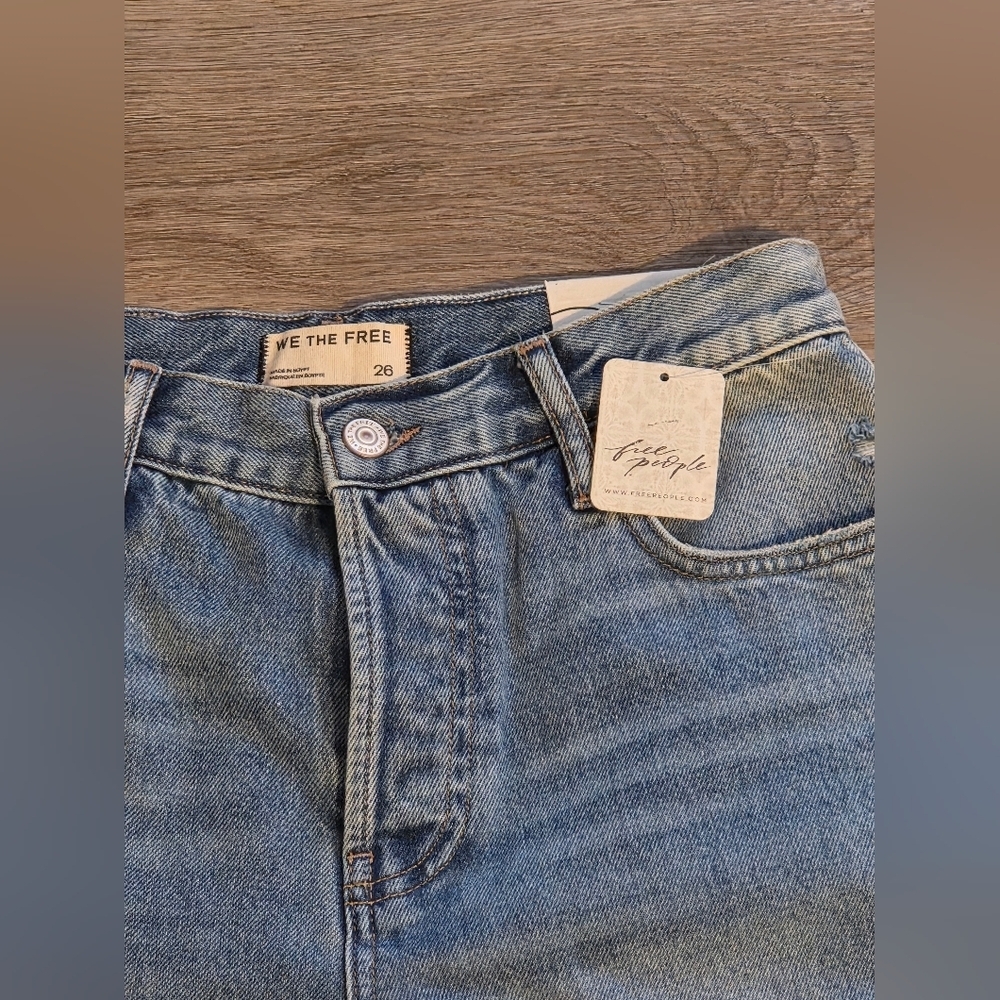 Free People Light Blue Boot Cut Jeans - Picture 6 of 9